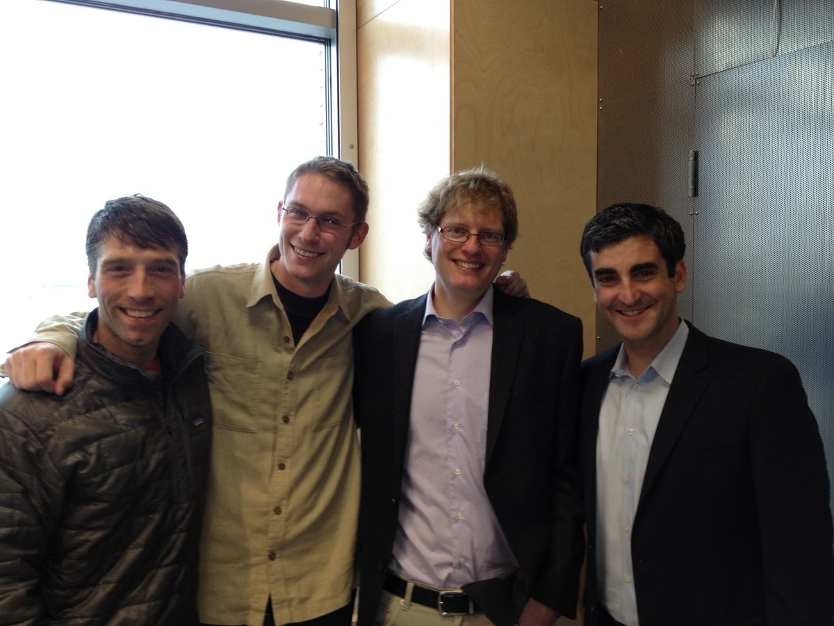 During their last regular City Council meeting together, <a href="/MiroBTV/">Miro Weinberger</a> shared this photo of him with outgoing councilors <a href="/ChipBtv/">chipmason</a> and @councilortracy the day before they all took office together in 2012. #btv #btvcc