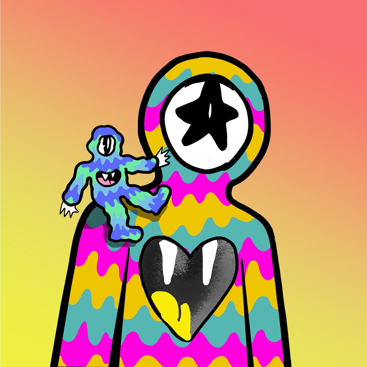 quaintmedia's tweet photo. Got another @goopdoods! 

If I am to trust my intuition, I think this project will do just fine! If you follow artist's insta, you'd realize that the artist has been doing this type of art for years...That alone makes me bullish! Discord is full of a bunch of cool doods!! #lfg https://t.co/uLHCHaXEAS