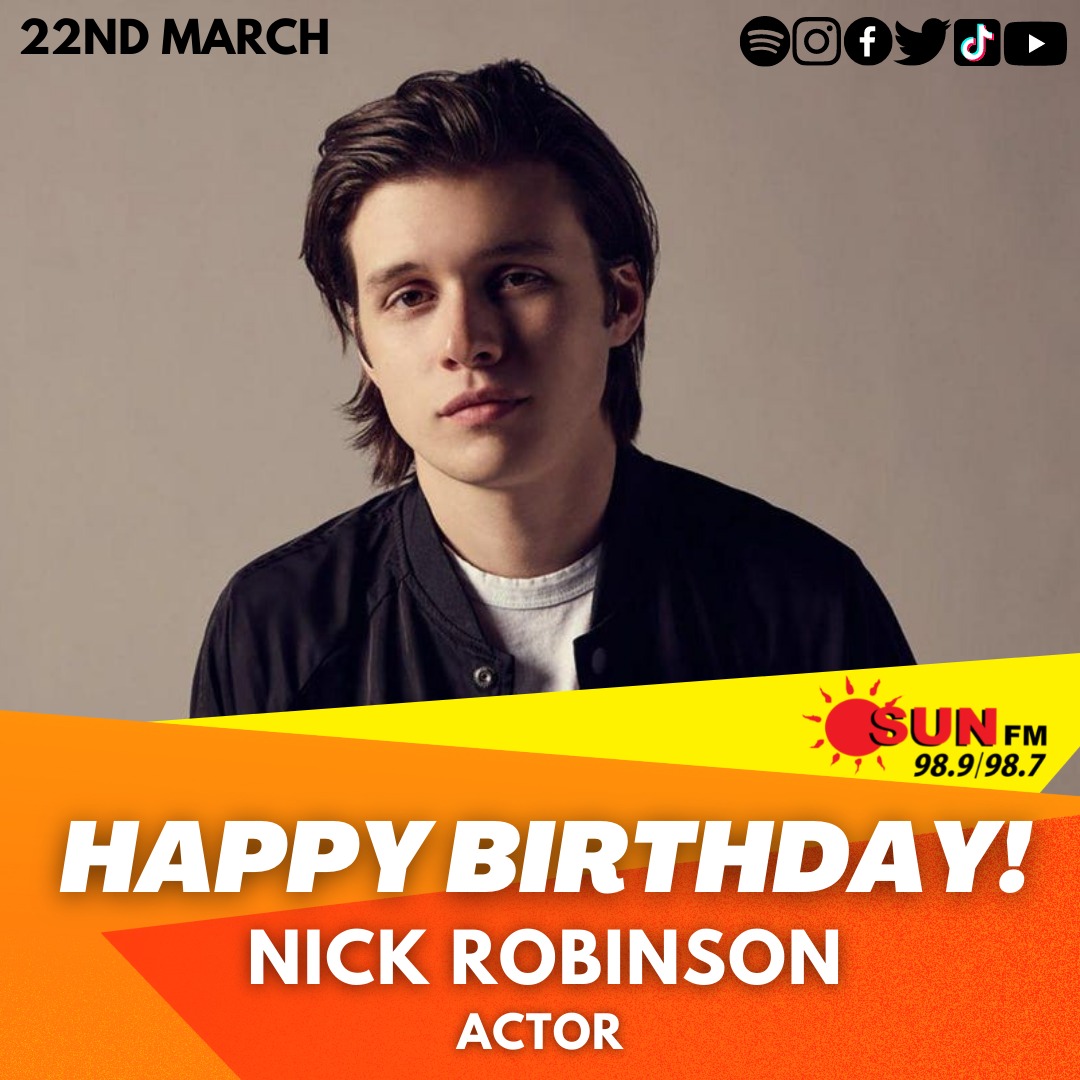 Happy Birthday Nick Robinson       