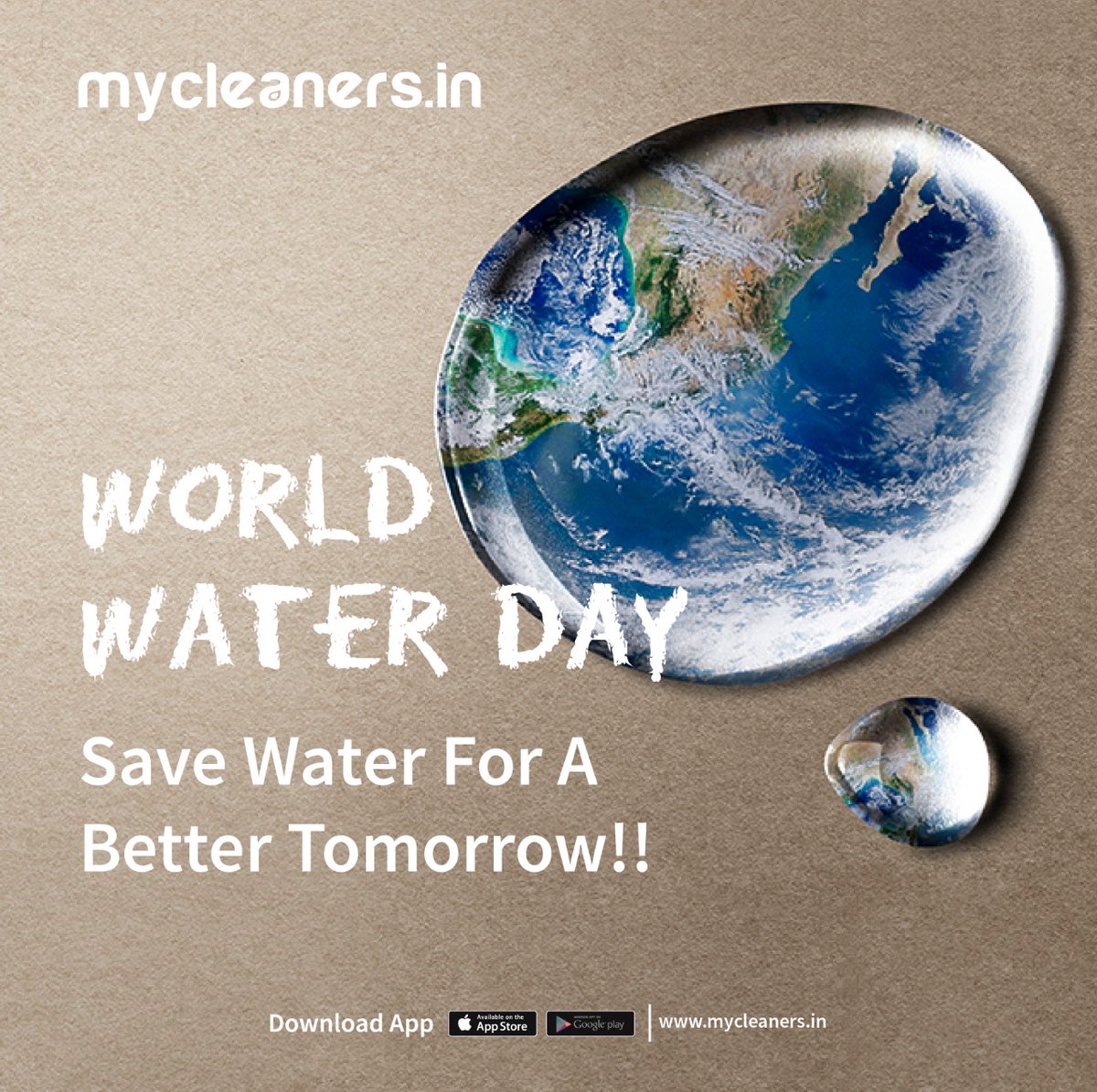 MycleanersIn's tweet photo. Mycleaners is always keen on saving water as the technology we use involves less usage of water with the maintained quality of cleaning clothes thus helping our bit in saving water.
#worldwaterday #simplifyinghomeandlife  #mycleaners #freepickupanddelivery #weekendlaundry https://t.co/MWdN3dqKoE