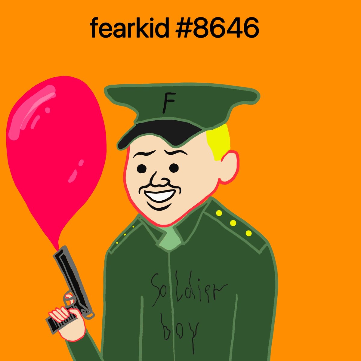 Fearkid8646's tweet photo. Hello, this is my 15th Illustration “Soldier boy”. I hope I can get the white list!🤲😁
Discord ID: fearkid #8646 @fwenclub @sirjoancornella #joancoloringWL https://t.co/sL8JEzs3sn
