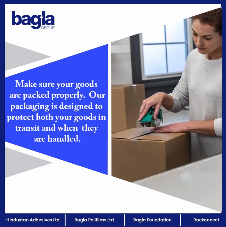 GroupBagla's tweet photo. Make sure your goods are packed properly. Our packaging is designed to protect both your goods in transit and when they are handled.

#packagingindustry #packagingmanufacturer
#Baglagroup #HindustanAdhesivesltd https://t.co/dKs2d2ICeF