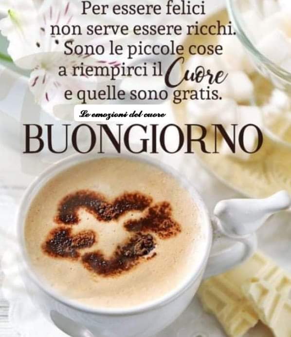 Buongiorno per tutti