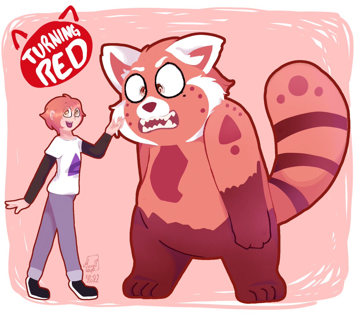Marolf_Loup's tweet photo. ¡Mi Red-sona!
No tengo nombre para el oc aún, pero me encanta como quedó #TurningRed #Redsona https://t.co/pZh1ETl4aA