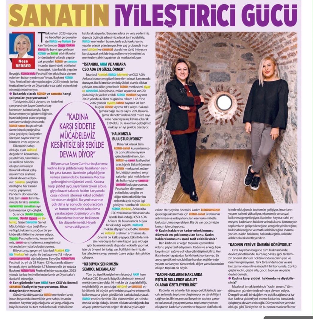 OzgulOzkanYAVUZ's tweet photo. Kültür ve sanat faaliyetlerimizi, kültür merkezlerimizi, festivalleri konuştuk… biraz da “kadın meselesini”.
Teşekkürler @neseberbertv !

👉 https://t.co/75bCkzlJFm https://t.co/4CX750rbNs