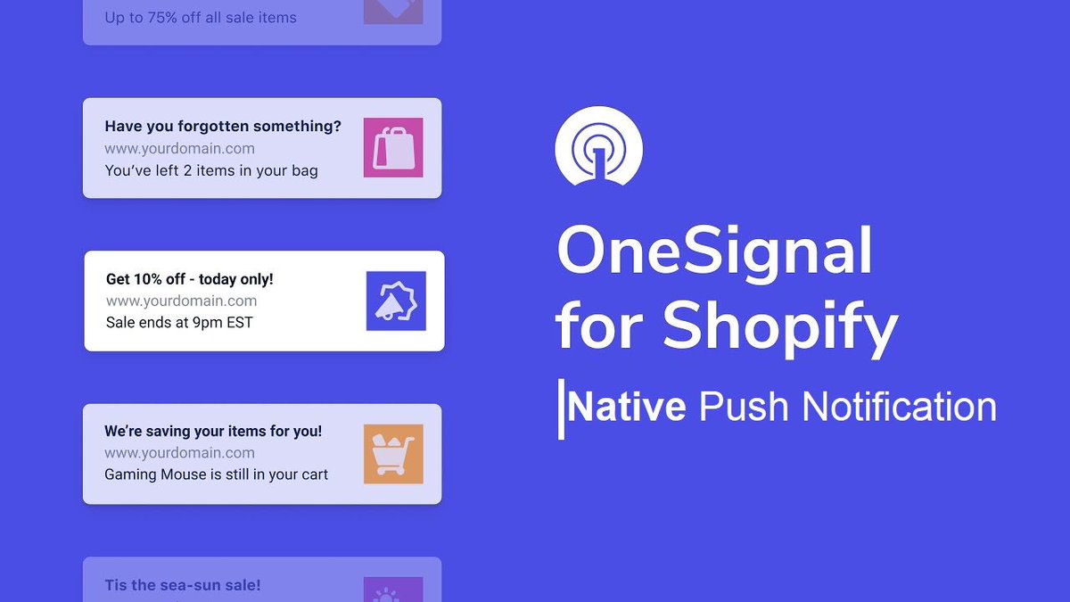 NativatorI's tweet photo. Convert your #shopifystore into a mobile app 📱 and start engaging your users with native #pushnotification 🔔! #onesignal #nativator #shopify #nocode #merchant #ecommerce ❤️ https://t.co/zjTiCrPEGv https://t.co/1OgTGwcAJl