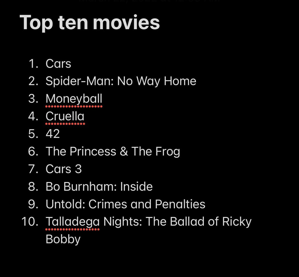 These are my top 10 favorite movies you can disagree if you want as long as you acknowledge that you’re wrong