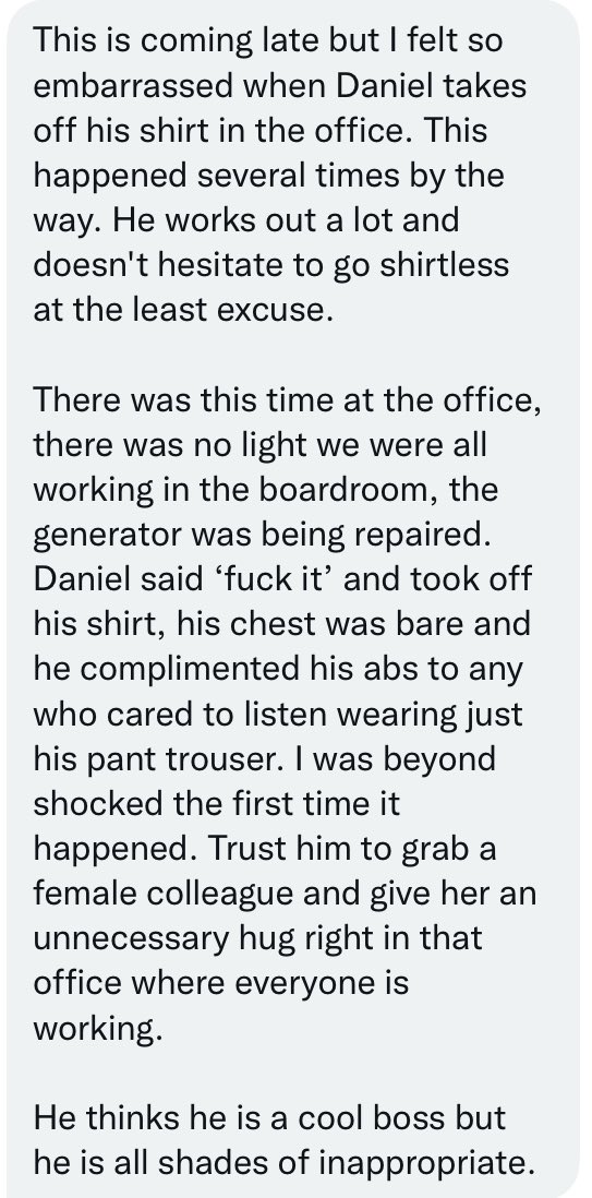 survivingdaniel's tweet photo. ….. #HorribleBosses #SurvivingDanielEmeka https://t.co/De0ZH54nMW