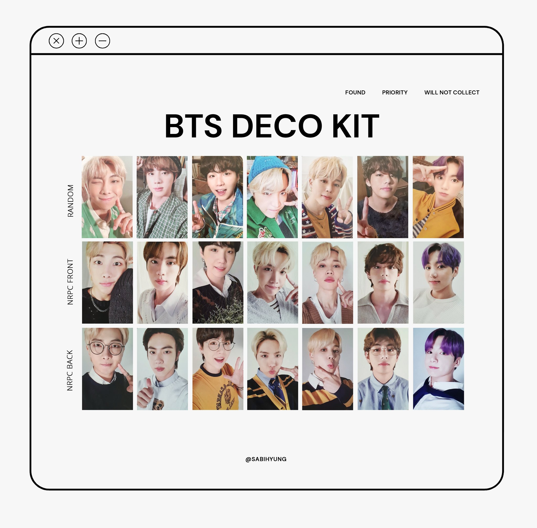 BTS デコキット テテ Amazon.com: BTS - Deco kit (incl. Top ggu Decorative sticker
