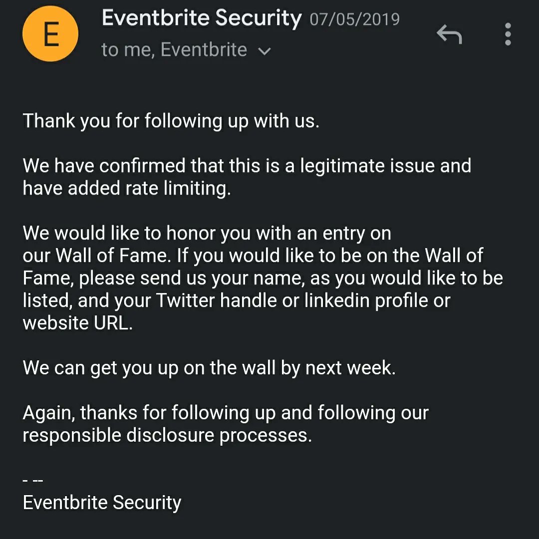 Thank you <a href="/eventbrite/">Eventbrite</a> for security wall of fame