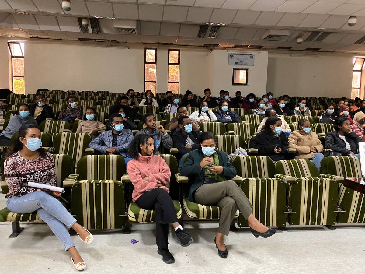 emsa_aa's tweet photo. We had a very successful Capacity Building Training Workshop on March 19 &amp; 20, 2022. It was our honor to have Dr. Andualem Deneke, the CED of Black Lion Specialized Hopsital and Dr. Tequam Debebe, Dean of College Health Science as our guest to the opening ceremony. https://t.co/mgLOVDGFyi
