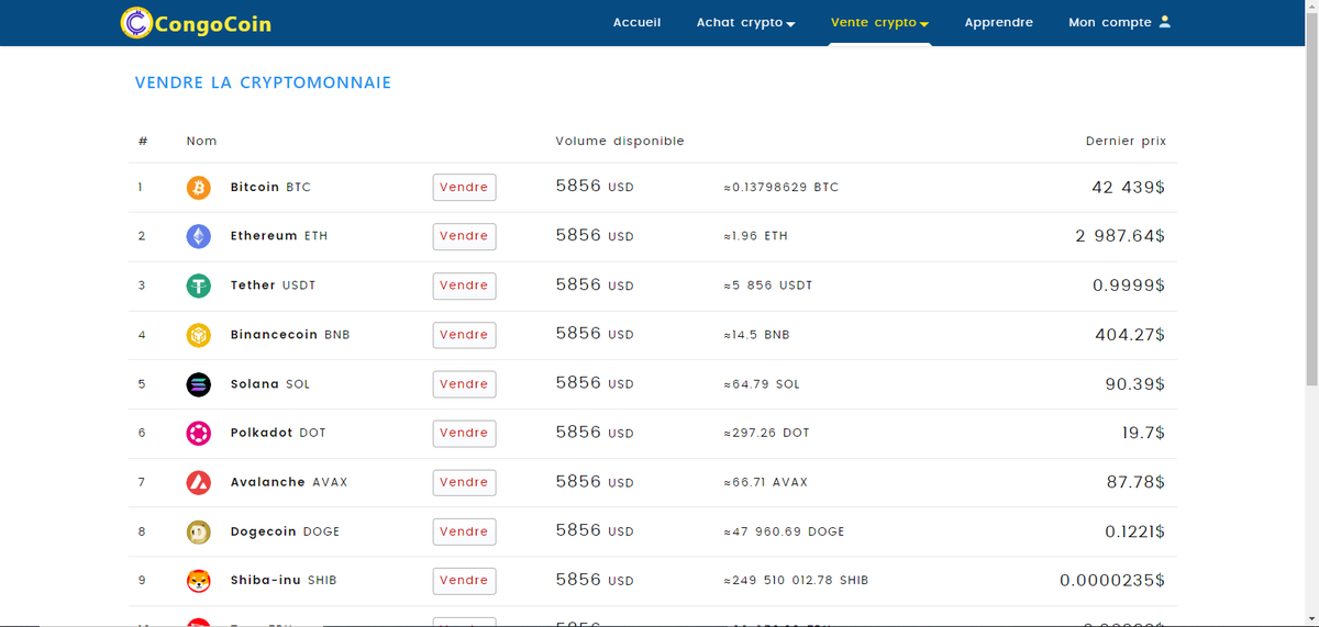 Congocoin_net's tweet photo. Vendez vos crypto-monnaies et recevez de la monnaie fiduciaire en dollars américain USD ou en francs congolais CDF instantanément chez https://t.co/r7gdnFCvk8
Moyens de paiements possible:
#Airtel money
#vodacom M-Pesa
#Orange money
Vos commandes ici👉https://t.co/Xr1FxSBCGF https://t.co/6EbqSj4Ghm
