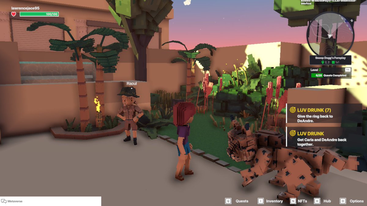 LawrenceJace1's tweet photo. @TheSandboxGame I just participated in the daily #SandboxAlphaS2Contest for a chance to earn up to 1,000 $SAND! Starting March 21 - Find Martha in the Snoop Dogg Mansion. Check out my screenshot below!
👇 #SandboxAlphaS2 https://t.co/eHiX7jTPCN