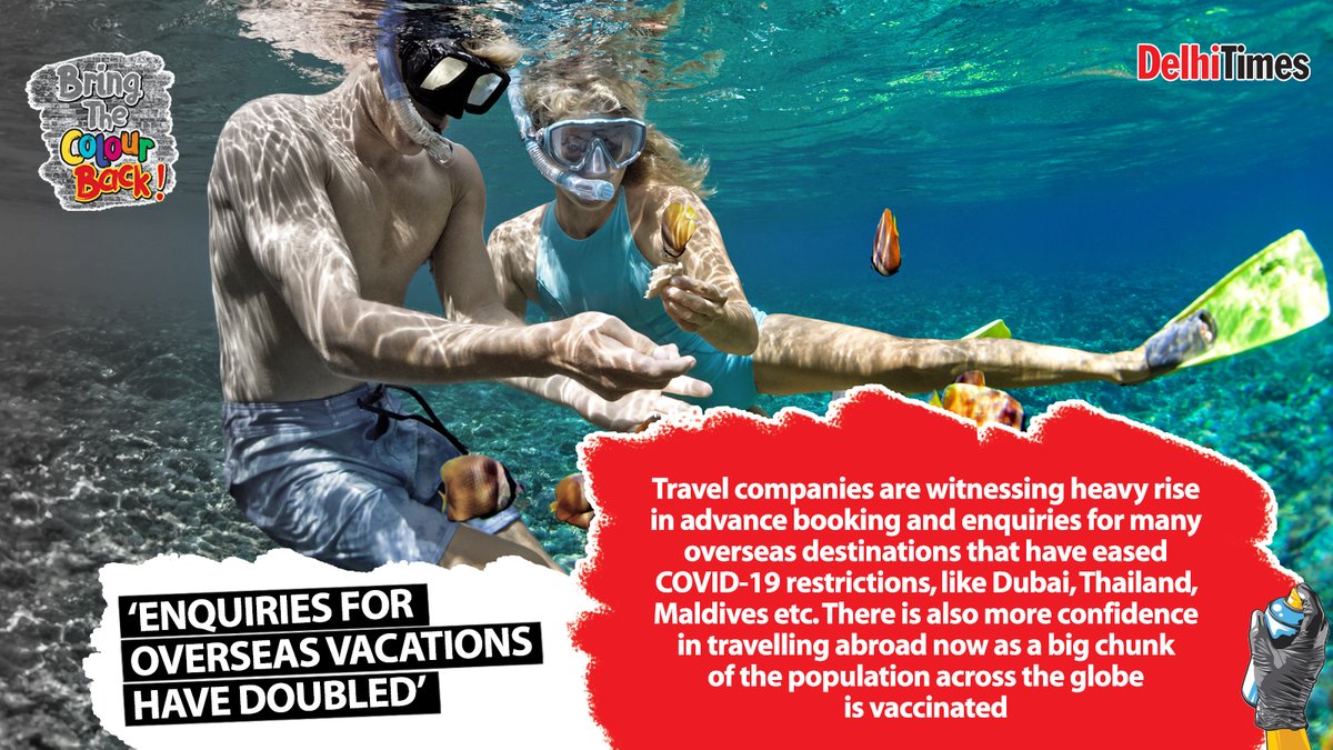 DelhiTimesTweet's tweet photo. #BringTheColourBack: From shopping outings at #Dubai & #AbuDhabi, to long trips to #Turkey & #Egypt, travel agencies are packed with enquiries about overseas vacations as #India gets set to resume regular #international flights from March 27:
https://t.co/CYalyU7j74
#Travel https://t.co/DbhJMa3cLb