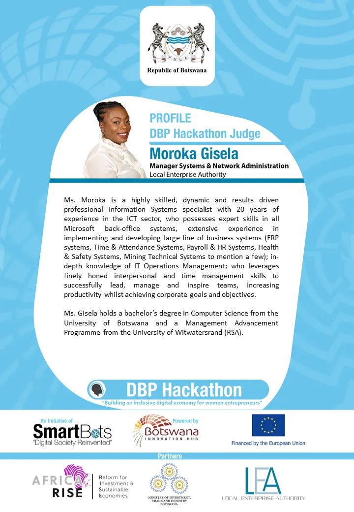 Meet the DBP Hackathon Judge!