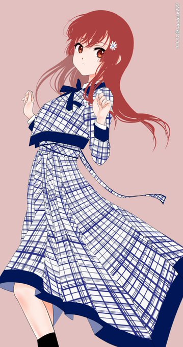 「checkered dress」 illustration images(Latest｜RT&Fav:50)