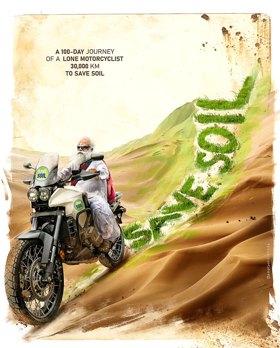 _saganist_'s tweet photo. Around 27k microorganisms go extinct every year!
Research shows we have only 60 to 80 harvest left i.e. 45 to 50 years of fertile soil!
After that! "Remember opening scene from Interstellar?"
That's the future!
@SadhguruJV @cpsavesoil
#SaveSoil #ConsciousPlanet #ActNow #TalkNow https://t.co/jcoFC4VvtK