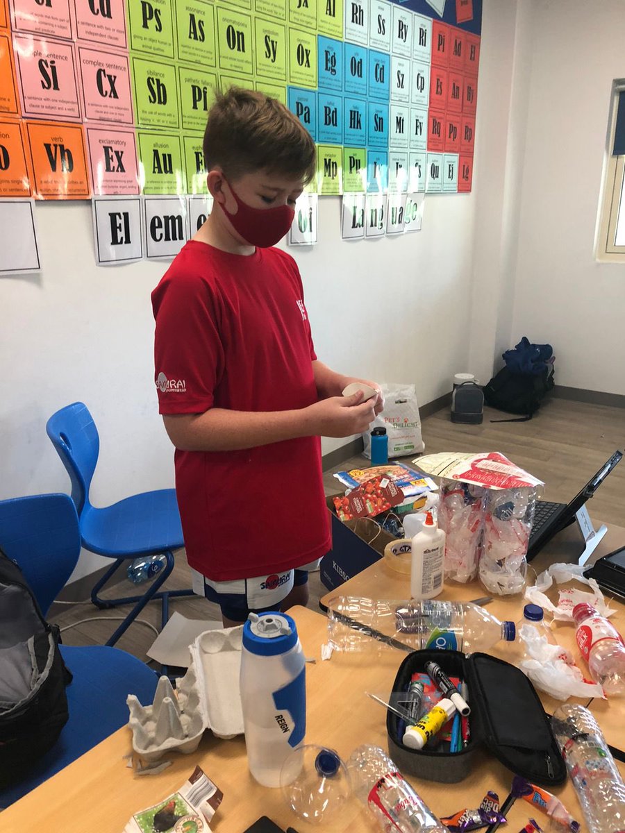 JESSYear7's tweet photo. Some planning and preparation time using the Design Thinking Model. We’re looking forward to seeing what ideas Year 7 have. @JESSDubai #JESSInnovation https://t.co/FDOFtzALA4
