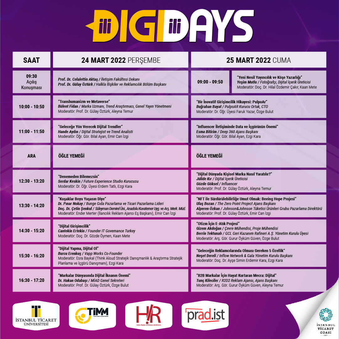 itohaber1885's tweet photo. İstanbul Ticaret Üniversitesi İletişim Fakültesi’nde digidays başlıyor

👉https://t.co/c0p5eDkt2q

@ticaretedutr https://t.co/uU0eNP02n8