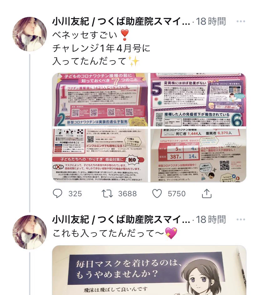 進研ゼミに誤ったビラが封入されていた？しまじろうが頭下げて回る結果に！