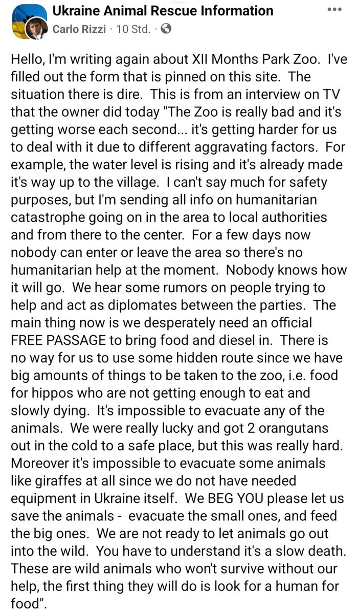 RealMiBaWi's tweet image. If you are not familiar with the situation of petting zoo '12 months' north of Kyiv 

.... please read this⤵️