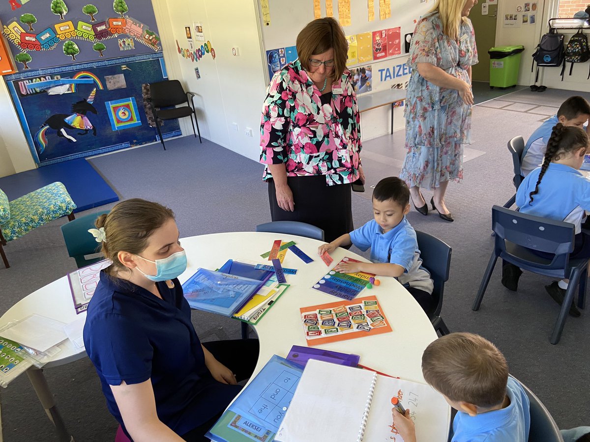 LansvaleEast's tweet photo. It was wonderful to have special guests @LansvaleEast today, thank you to our Executive Director Deb Summerhayes and our Director Educational Leadership Lisa Porter for visiting our beautiful school. #lovewhereyoulearn @NSWEducation https://t.co/SLFAzwONWV
