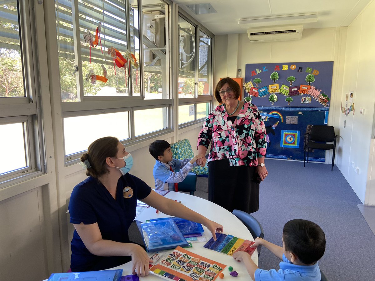 LansvaleEast's tweet photo. It was wonderful to have special guests @LansvaleEast today, thank you to our Executive Director Deb Summerhayes and our Director Educational Leadership Lisa Porter for visiting our beautiful school. #lovewhereyoulearn @NSWEducation https://t.co/SLFAzwONWV