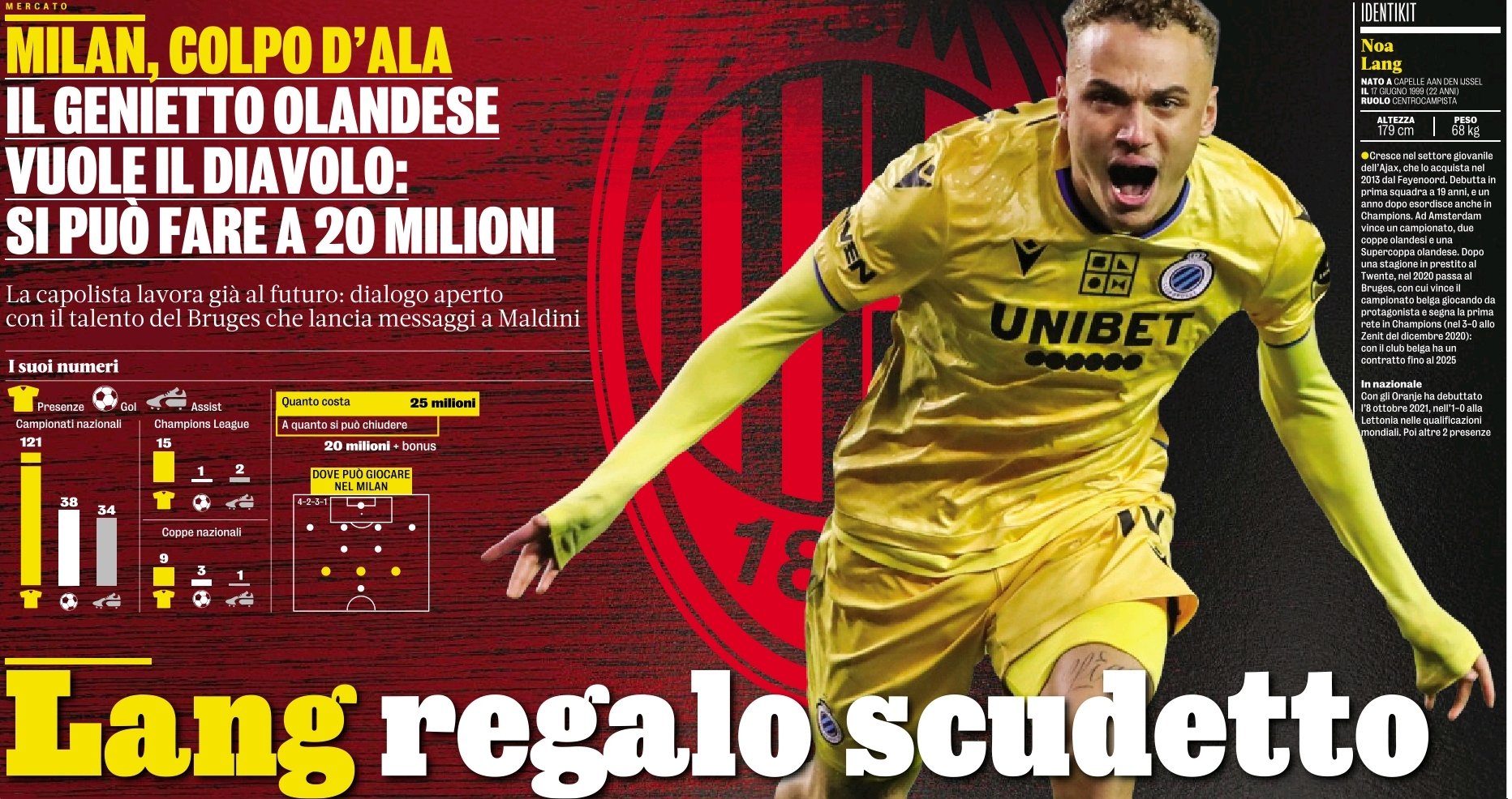 Nato Gds ミランは来シーズンに向けてのチーム強化を始めている ターゲットはボトマン レナト サンチェス オリギといった守備から攻撃と満遍なく存在し 右サイドの強化にも着目 ターゲットはノア ラングだ 本人は移籍の準備が出来ていおり