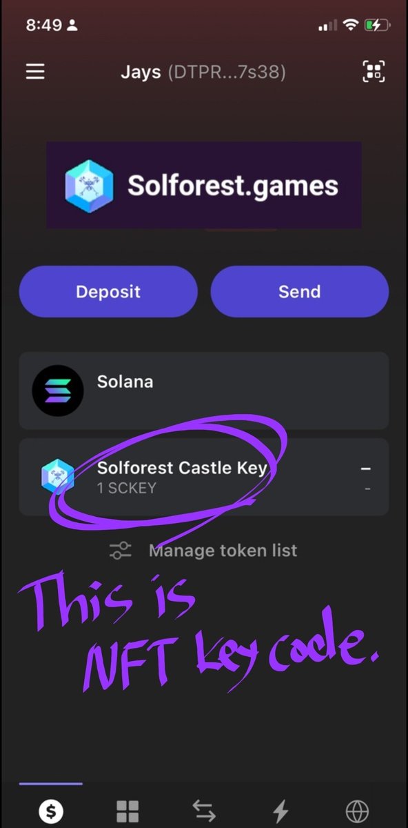 SolCastleNFT's tweet photo. This is NFT key code for 🚀giveaway.
You can receive it.
#NFTGiveaway #Discord #wallet https://t.co/vmuXXG0f7v