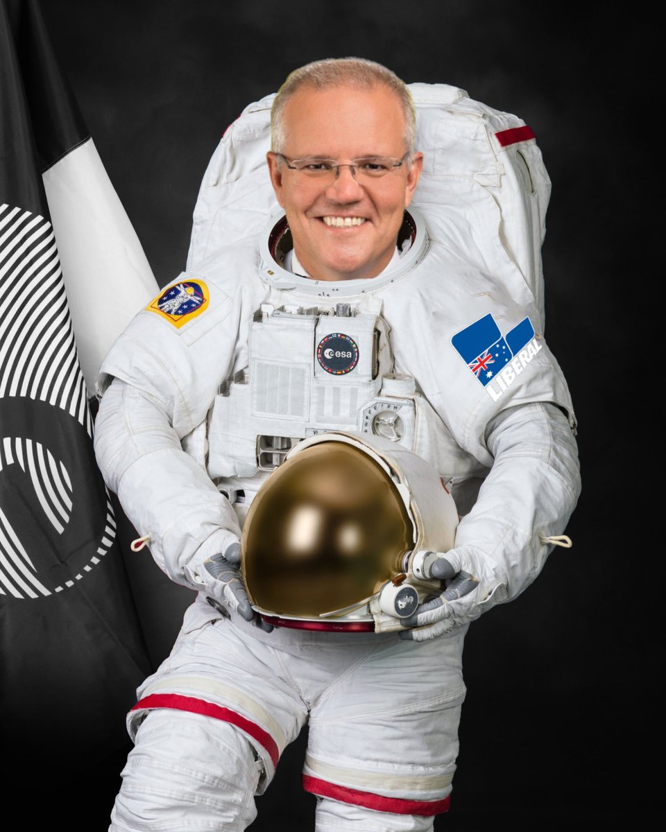 Dougalw21's tweet photo. @PRGuy17 The Galactic Void............because in space no one can hear us scream, or what pack of lies Our InGlorious Leader is spruiking now. He's nothing but space junk.
#ScottyDoesNothing
#MuppetsInSpace https://t.co/Upf3LjucF0