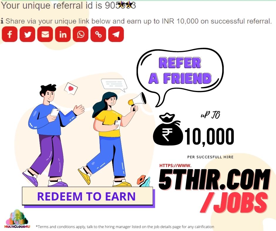 multicloud4u's tweet image. 5thir.com/jobs