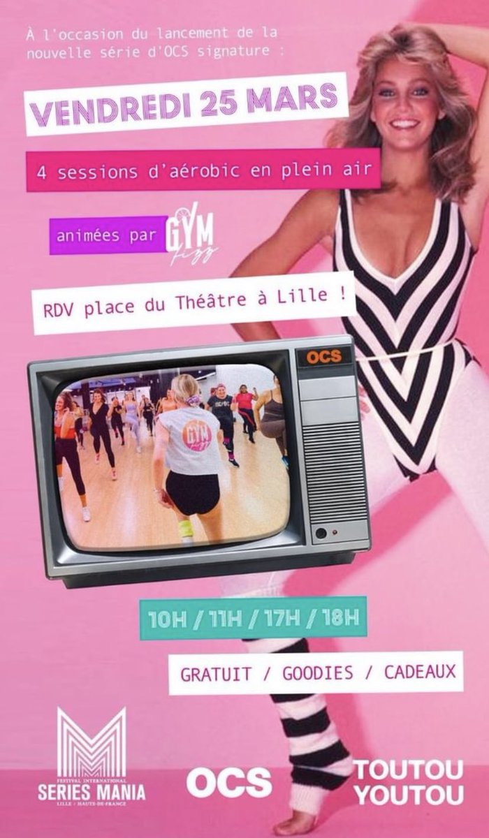 Pour ceux qui sont à Lille vendredi ! #Toutouyoutou @OCSTV #seriesmania #lille #fun 💘👯‍♀️🤸🏼‍♀️ By @agencecartel