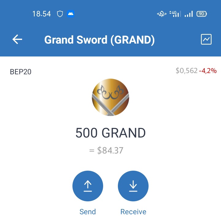 airdropkingdomz's tweet image. 🎉THE BIG AIRDROP🎉
✅CLAIM GRAND $84 USD✅ 

📖 Step-by-step guide:
1⃣ Copy link: 🔗 grandsword.site/?ref=0xD129BC1…

2⃣ Paste Link in Trust Wallet or Metamask DApps -  Search bar
3⃣ Select Smartchain Network
4⃣ Press BUY or Claim
5⃣ Confirm Transaction
6⃣ Done you Received ( GRAND )