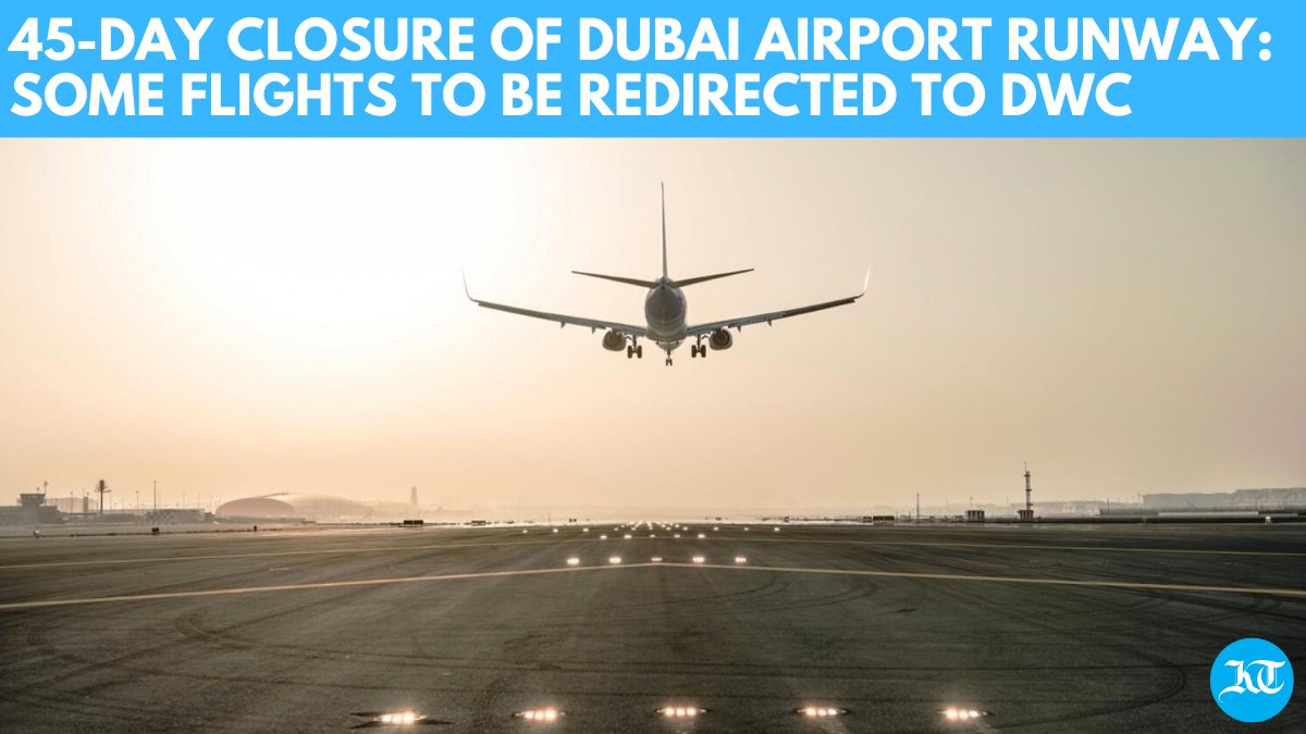 Dubai Airports has also advised passengers who are due to travel into or out of Dubai during the closure period to check with their respective airlines the airport and/or terminal of arrival/departure ahead of their journeys

#UAE #Dubai #Airport

khaleejtimes.com/uae/45-day-clo…