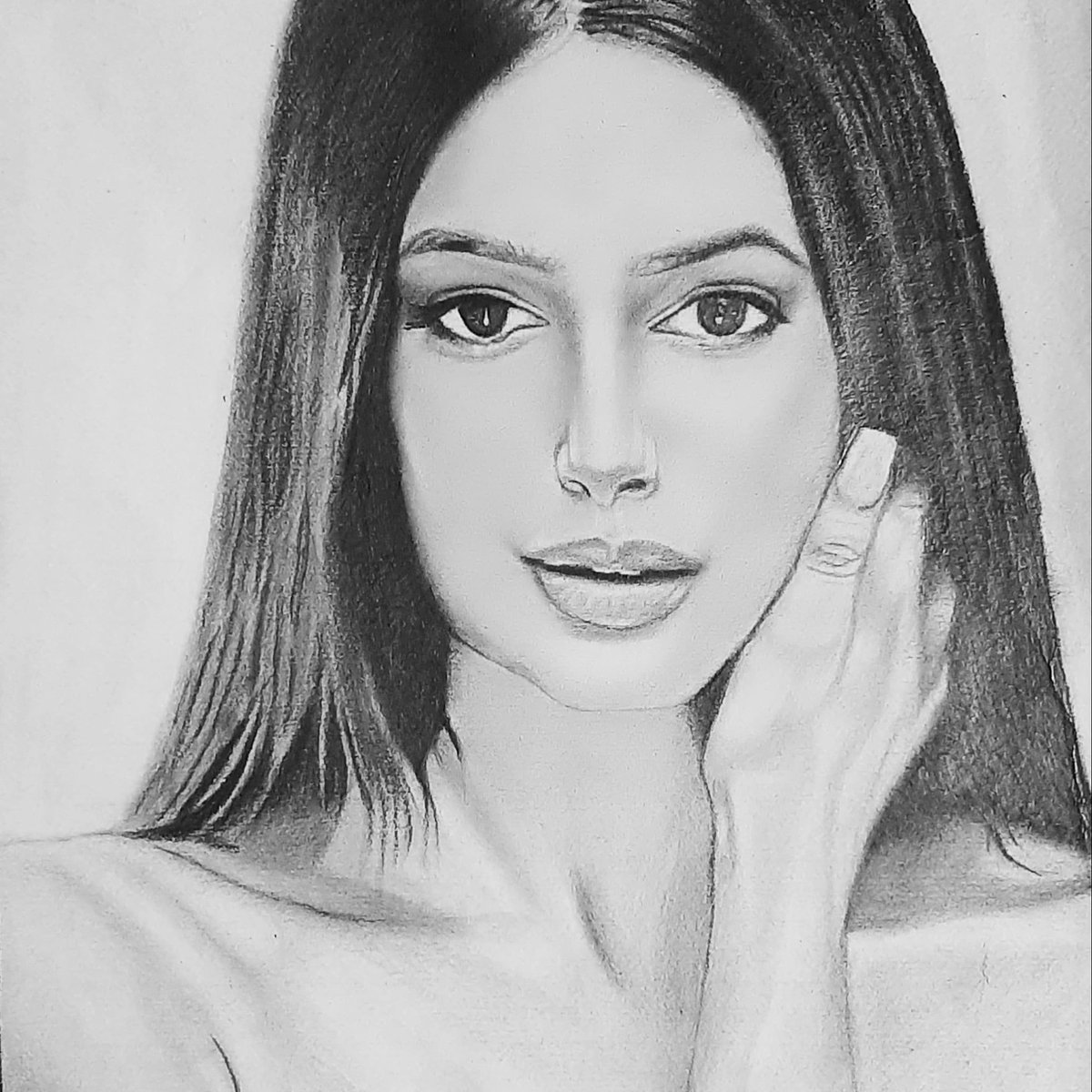 PmKm14's tweet photo. Miss universe 2021 sketch by me https://t.co/iqKa78hD7n