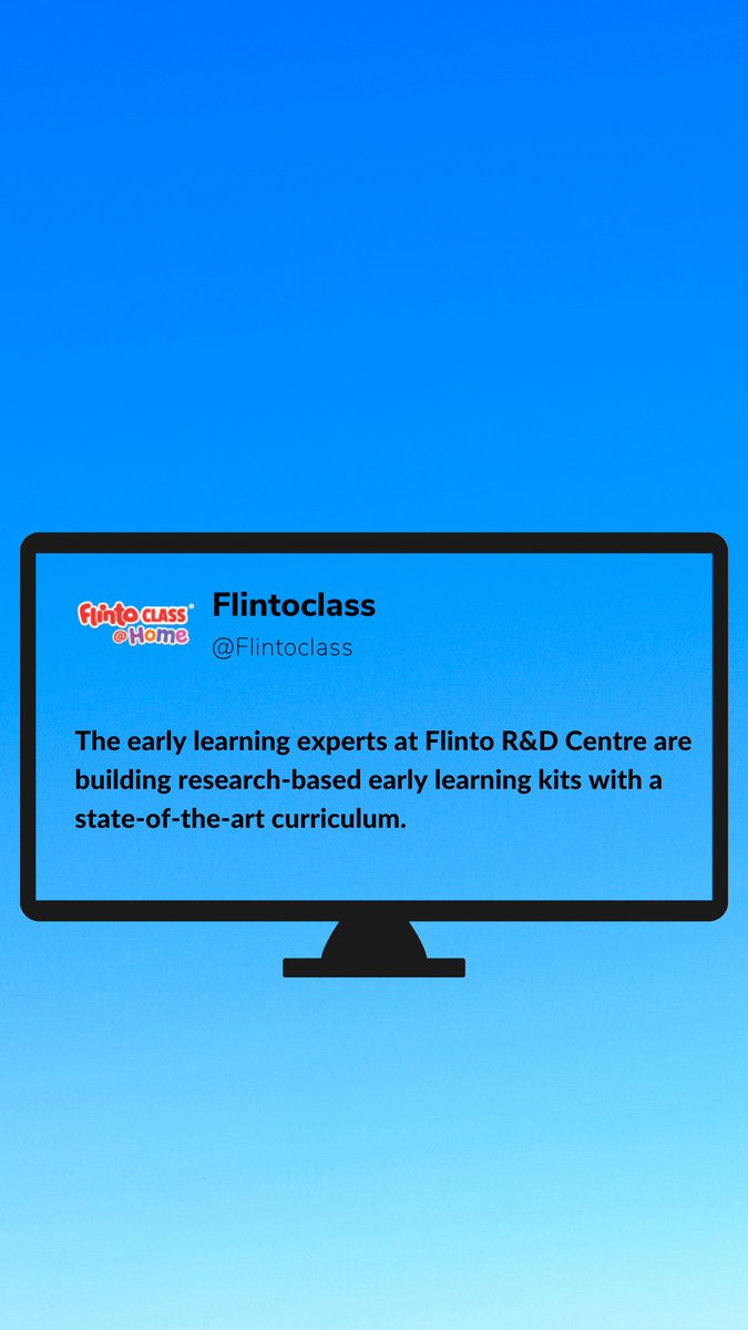 flintoclass's tweet photo. #DidYouKnow?
The early learning experts at the Flinto R&D Centre have built the research-based early learning kits, also known as Flintoclass@HOME!
#Flintoclass #learningthroughplay https://t.co/RQ3CltwVwM