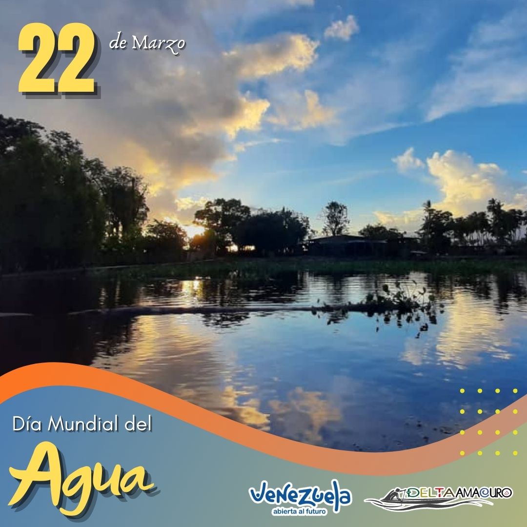 CORTUDELTA's tweet photo. #Efemérides Celebramos el Día Mundial del Agua y Delta Amacuro, tierra del agua, te invita conocer sus hermosos caños y ríos y vivir una experiencia inolvidable

#DíaMundialdelAgua @prensagobdeltaa https://t.co/EduHGpqpT3