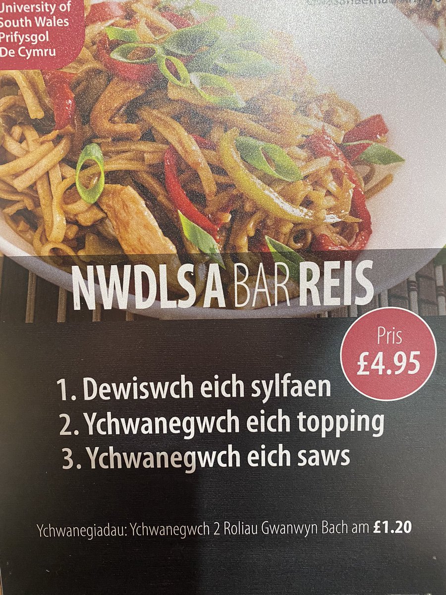 USWCatering's tweet photo. Dysgl newts yn Stilts heddiw. New dish in Stilts today. @uswstaff @UniSouthWales @USWunilife https://t.co/nb0AHY4U5S