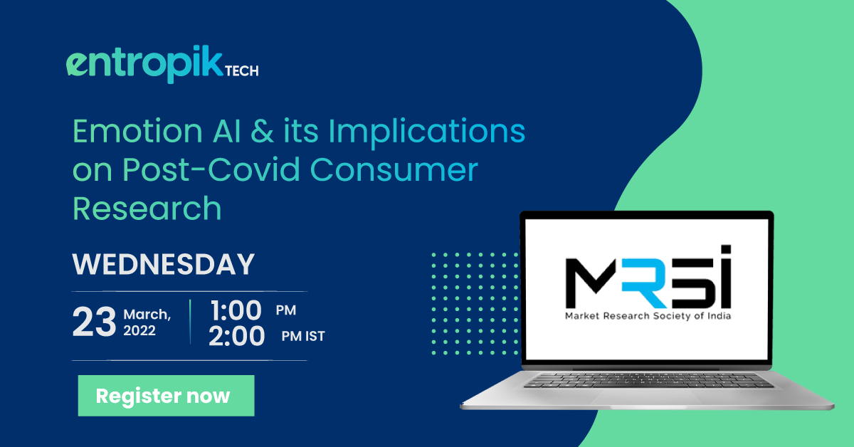 entropik_io's tweet image. This week, do not miss an insightful session by Lava Kumar &amp;amp; Rima Raj from @entropiktech for @TheMRSI&apos; upcoming #WednesdayWebinar on 23rd March between 1PM-2PM IST.
Register→ alr.li/mrsiwwmar22
@ProductRambler #EntropikTech #EmotionAI #MRSI #marketresearch #ConsumerInsights