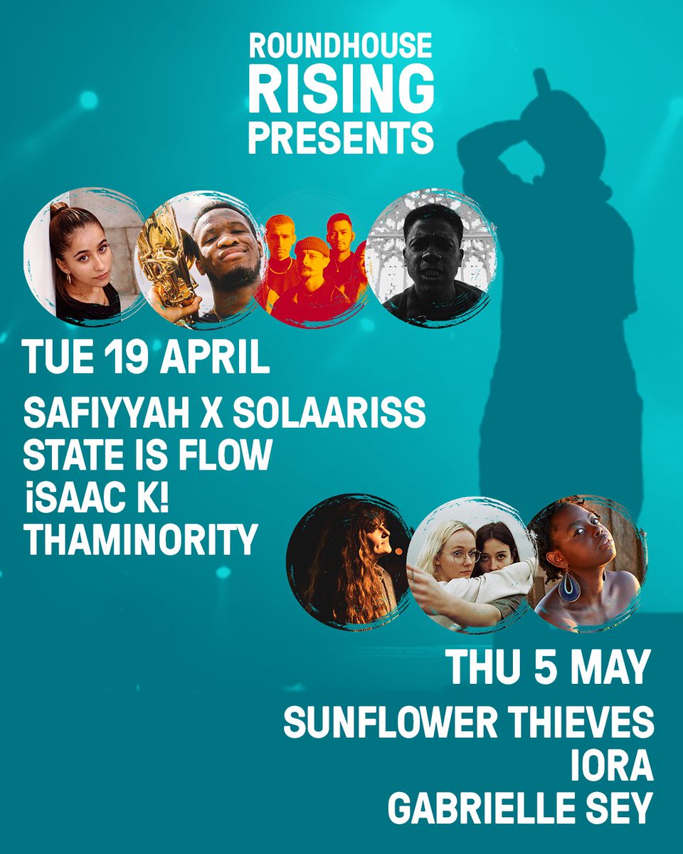 ❗️LIVE SHOW KLAXON❗️ Very excited to announce that @sunthievesmusic will be playing @RoundhouseLDN studio theatre on the 5th May for #roundhouserisingpresents, alongside @IORAmusic & @GabrielleSey! We'd love to see you there! Get your tickets here: roundhouse.org.uk/whats-on/2022/…