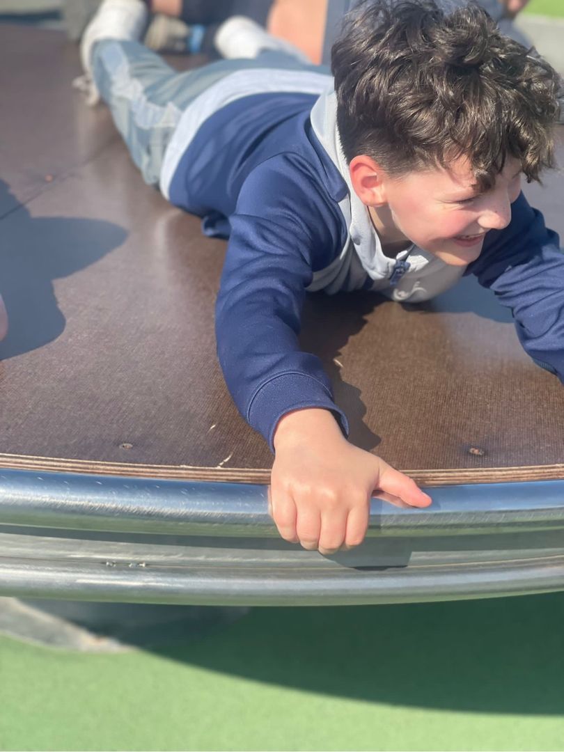 BrynTirionHall's tweet photo. Last week in Dosbarth Enfys we worked very hard in lessons and with our behaviour to achieve our Gold reward - a trip to the @CheshireFarm1 for ice cream. Everyone had lots of fun on the playground equipment and enjoyed a lovely double scoop ice cream cone! #rewardinghardwork https://t.co/3w5WgLpd0l