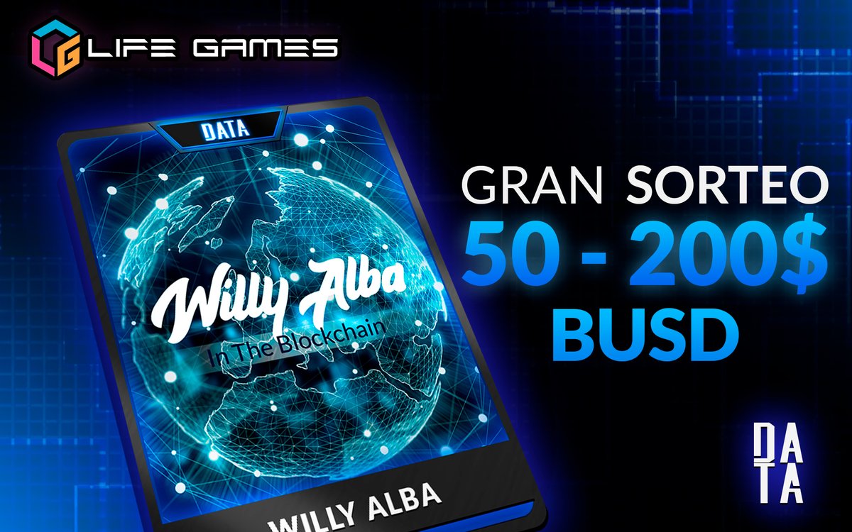 WillyAlbaOK's tweet photo. 📢 SORTEO!!! Hasta 200 BUSD!! 💸💸

#LifeGames me ha dado este sorteo para toda mi comunidad... Es muy fácil participar:

1⃣ Retweet a este tweet 

2⃣ Y estos pasos del enlace.. cuantos más hagas ¡MÁS CHANCES DE GANAR!
👉👉  https://t.co/FlREehQObJ  

#NFTs 
#NFTGame https://t.co/A4gGajaXiE