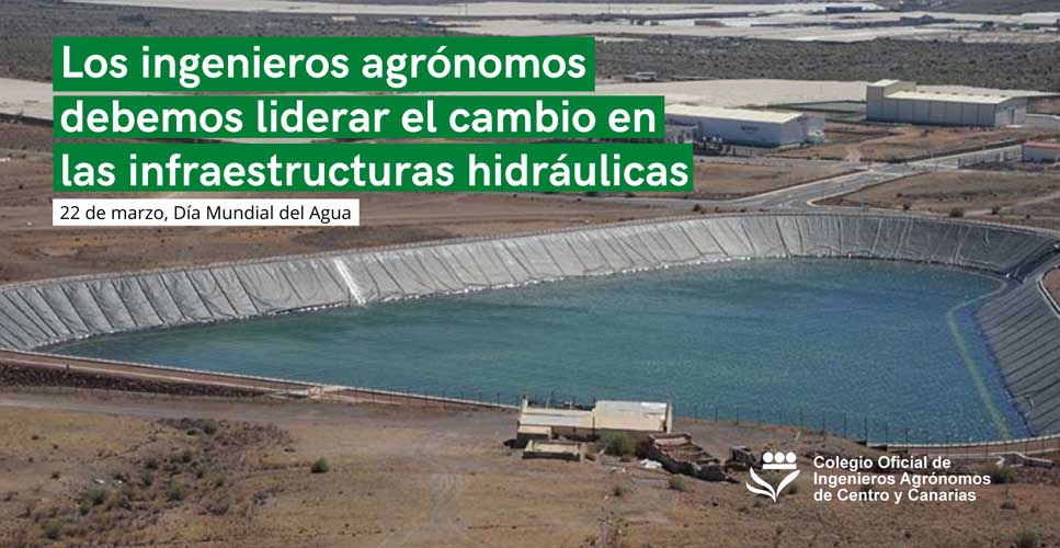 #diamundialdelagua | Los ingenieros agrónomos debemos liderar el cambio en las infraestructuras hidráulicas.

👷‍♂️Balsas, redes de riego y drenaje 
👷‍♀️Residuos en granjas
👷‍♂️Uso del #agua en la #industriaagroalimentaria

Te lo contamos aquí: bit.ly/3NbwO5V
#regadíosostenible