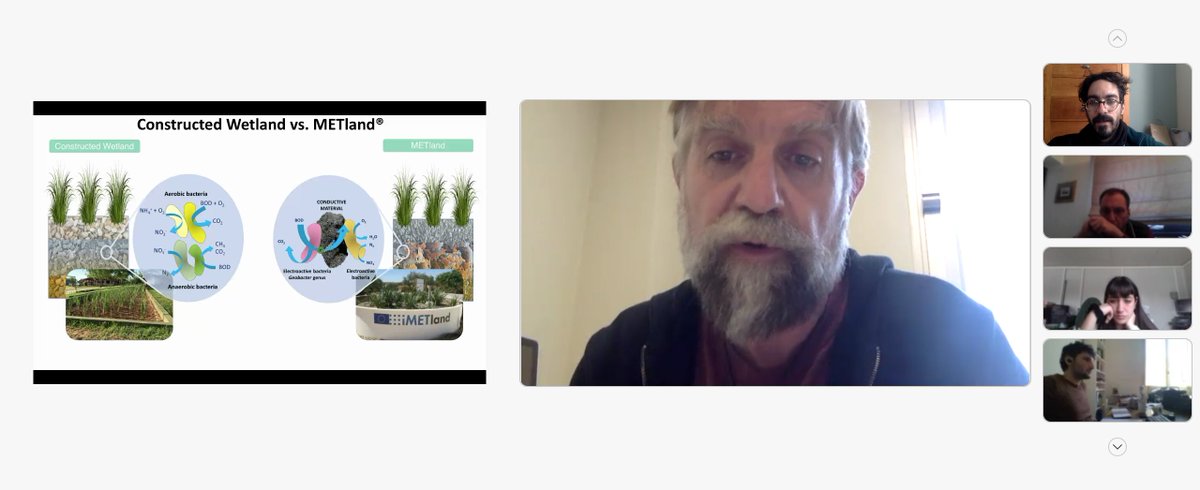 HydrousaProject's tweet photo. We impact the sector along with our Stakeholders! We welcome  Dr. Abraham Esteve-Núñez highlighting the innovation of Constructed Wetlands were electron flow control is using electrochemical tools: the METland® solution @metfilter  - @IMDEA_Agua #communityofwaterallies #nbs https://t.co/bMPG7mAgGR