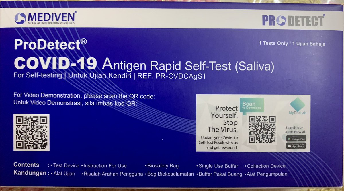 LinxPower777's tweet photo. @my_sejahtera @KKMPutrajaya test kit beli dekat 7E dengan harga RM9.90
@MyHEALTHKKM @Khairykj https://t.co/BPoOEQBVgc