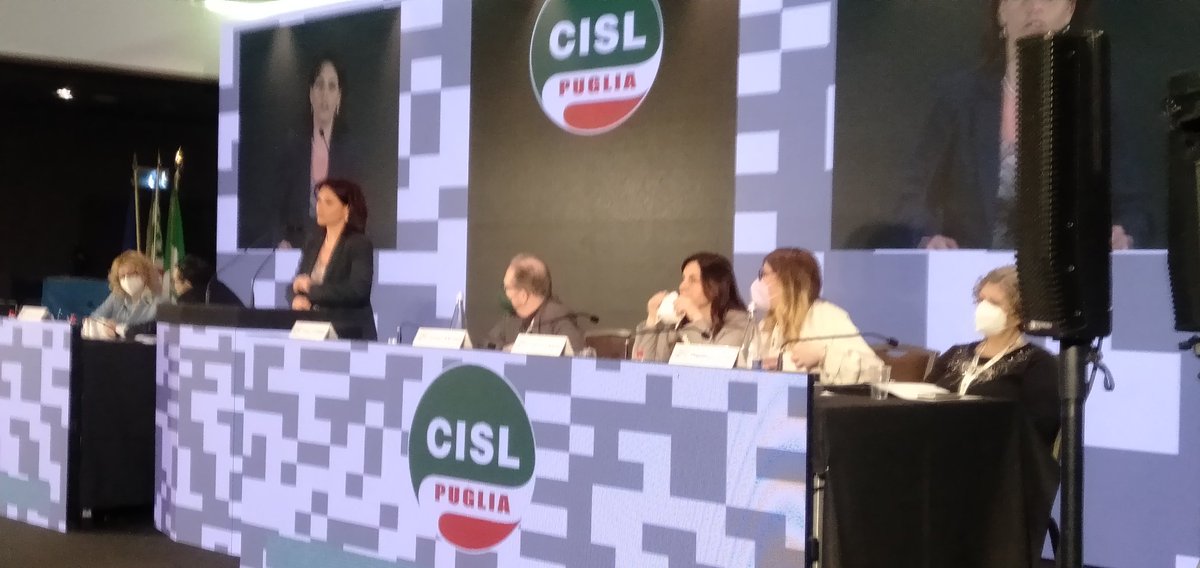 Intervento del Segretario Generale Felsa Puglia Elena De Matteis al Congresso Regionale  @CislPuglia.