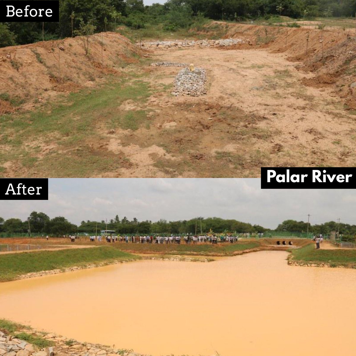Gurudev's tweet photo. This project has benefited the lives of 34.5 million people across over 12,077 villages in India. #WorldWaterDay https://t.co/1Kd5ZSDqHn