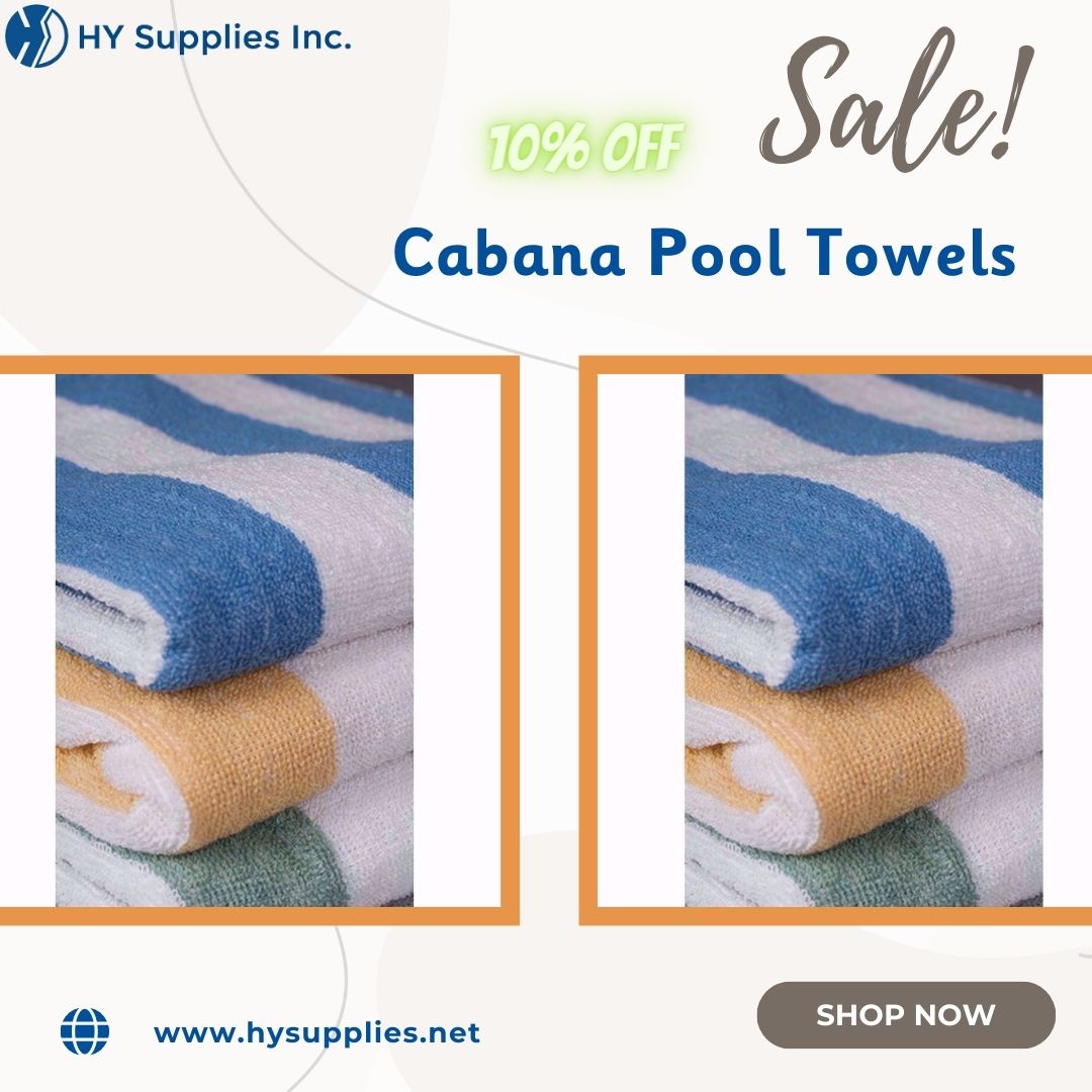 Cabana Pool Towels

Buy 2 X 2 Cabana Pool Towels for Spa at Wholesale Prices!

hysupplies.net/cabana-pool-to…
hysupplies.net/2x2-cabana-poo…

#pooltowel
#spatowel
#cabanatowel
#wholesaletowels
#cottontowel