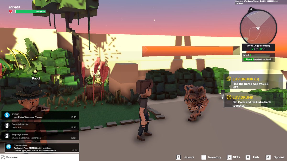 pcryptgao's tweet photo. @TheSandboxGame She is here

I just participated in the daily #SandboxAlphaS2Contest for a chance to earn up to 1,000 $SAND! Starting March 21 - Find Martha in the Snoop Dogg Mansion. Check out my screenshot below!
👇 #SandboxAlphaS2 https://t.co/xQNDRW0NT6