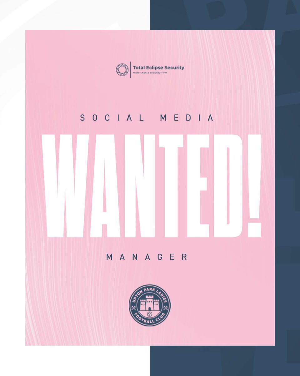 Upton Park Ladies are looking for volunteers to join our social media team covering the club next season. This is a great opportunity for someone interested in sports media. This is an opportunity to showcase their creativity and build experience in the game.